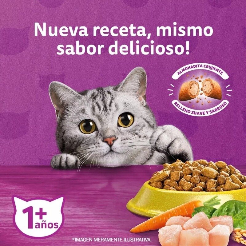 WHISKAS GATOS ADULTOS POLLO 10 KG
