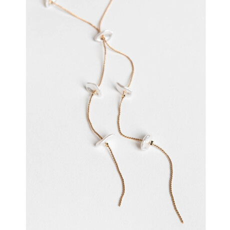 Collar Con Perlitas Dorado