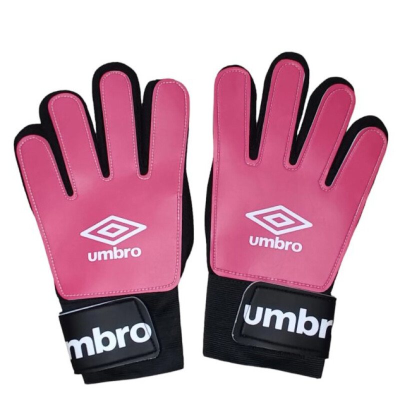 Guantes de Hombre Umbro Golero Adulto Rosado Coral - Blanco - Negro