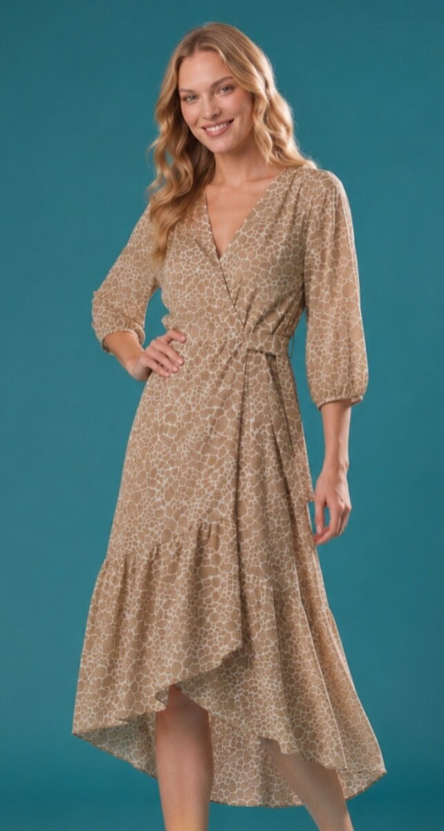 Vestido Estampado. 
