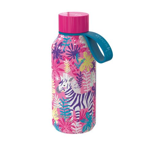 Botella Térmica Acero Quokka Kids 330 ml ZEBRA