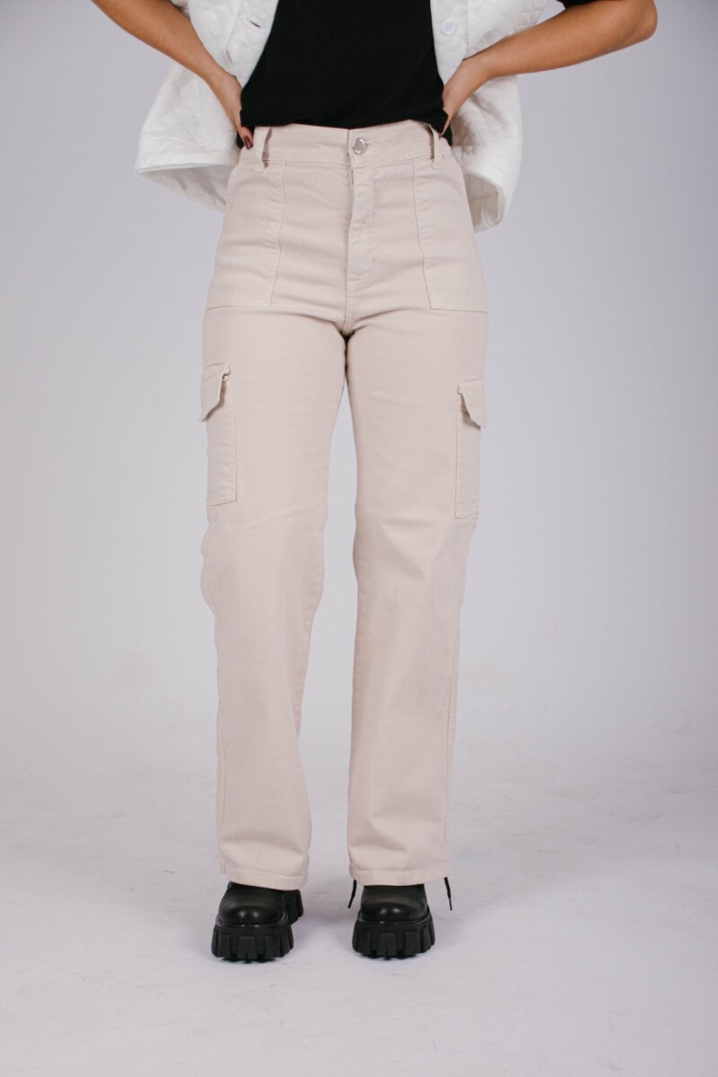 Jean Marine cargo Beige