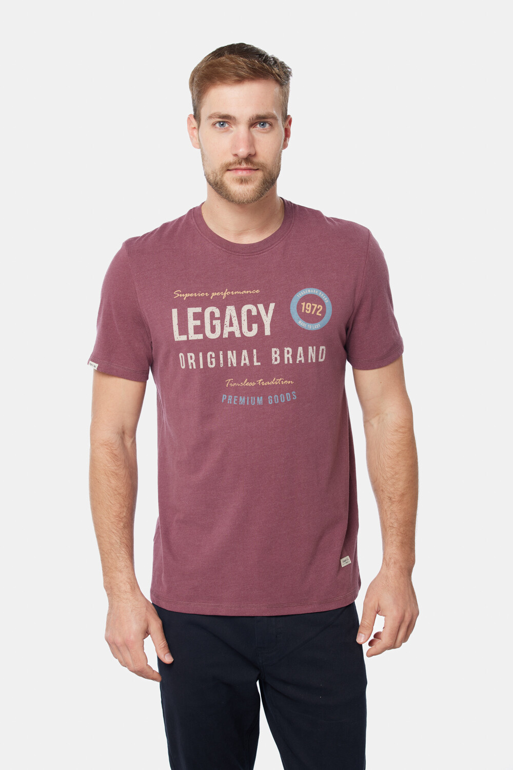 REMERA ESTAMPADA Bordo