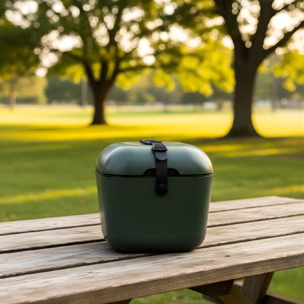 Conservadora Hielera Vintage 20L Litros Latas Hielo Polarbox Color Gris