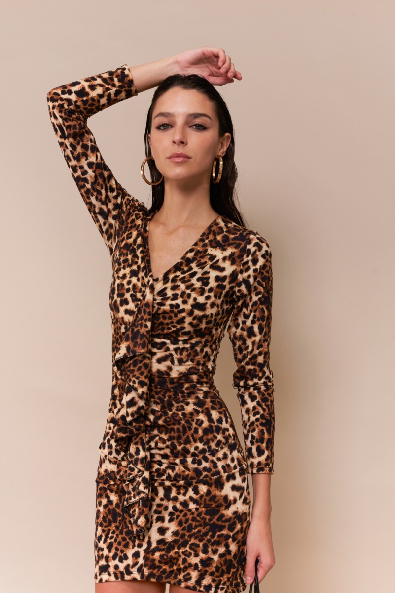 Vestido Parda - MARRON 