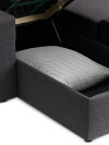 Sofá cama rinconera MARSLEV tela gris osc Sofá cama rinconera MARSLEV tela gris osc