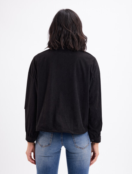 Campera pana Dayana negro