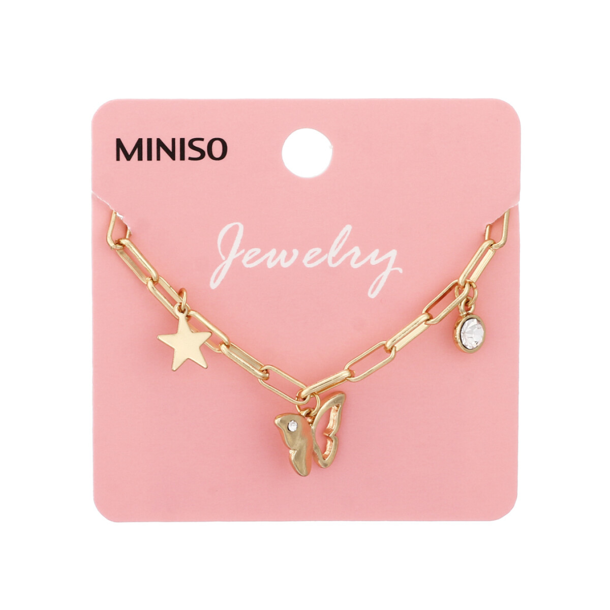 Pulsera mariposa - dorado 