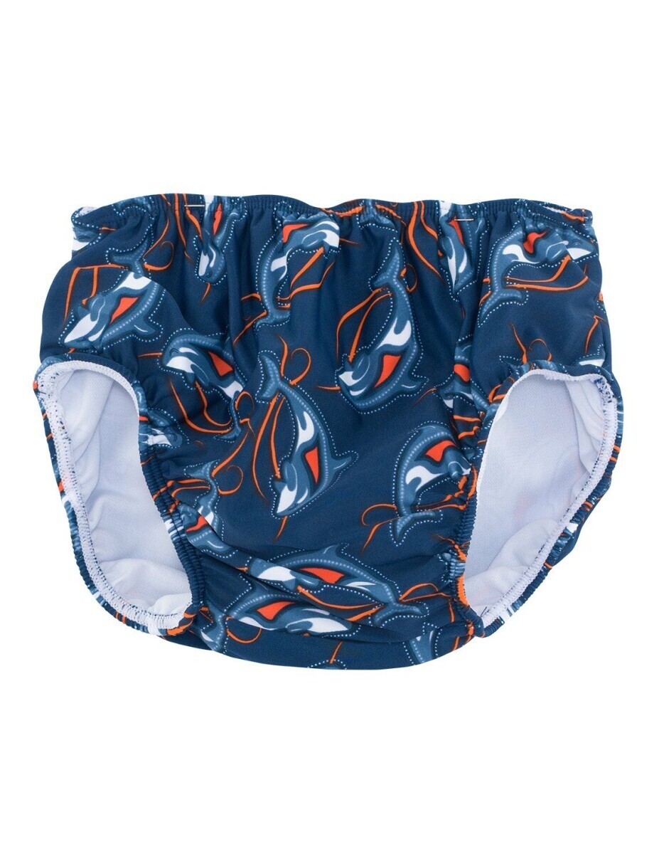 Pañal agua reutilizable TUGA 3 a 6 meses - Orca navy 