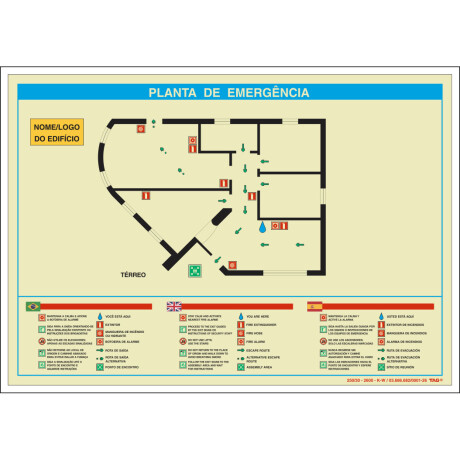 Señalética Fotoluminiscente TAG K1