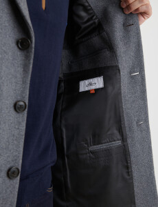 300260 SOBRETODO HARRINGTON LABEL Gris