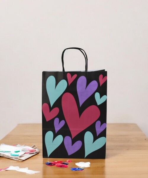 Bolsa fantasia luna 22x10x30 cm. AMOR COLOR