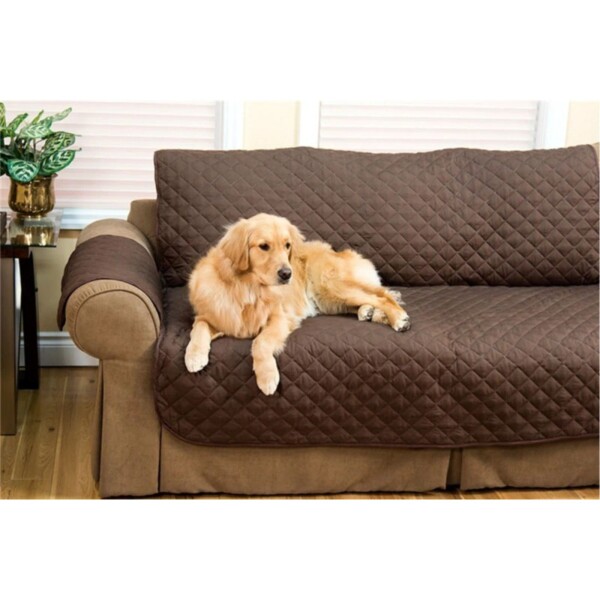 Cubre Sofa Sillon Protector Reversible 1 Cuerpo Cobertor Color Variante MARRON