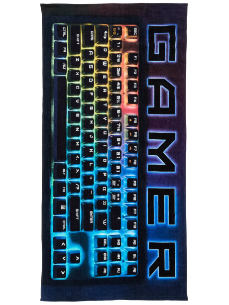 Toalla de ducha velour GAMER 70x140 Toalla de ducha velour GAMER 70x140