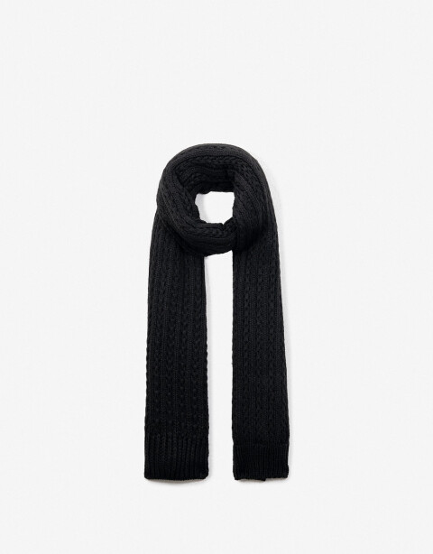 Bufandas Special Price Bufanda Tejida - Negro