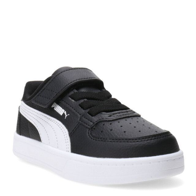 Championes Infantiles Puma Caven 2.0 Block Negro - Blanco
