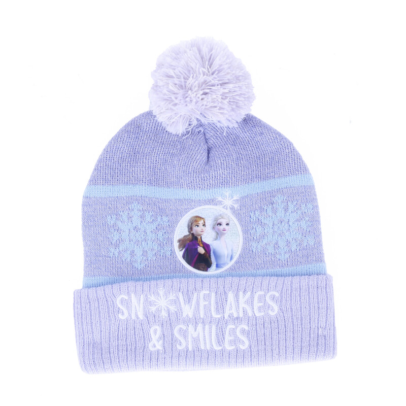 Gorro Disney Frozen Tejido Lila