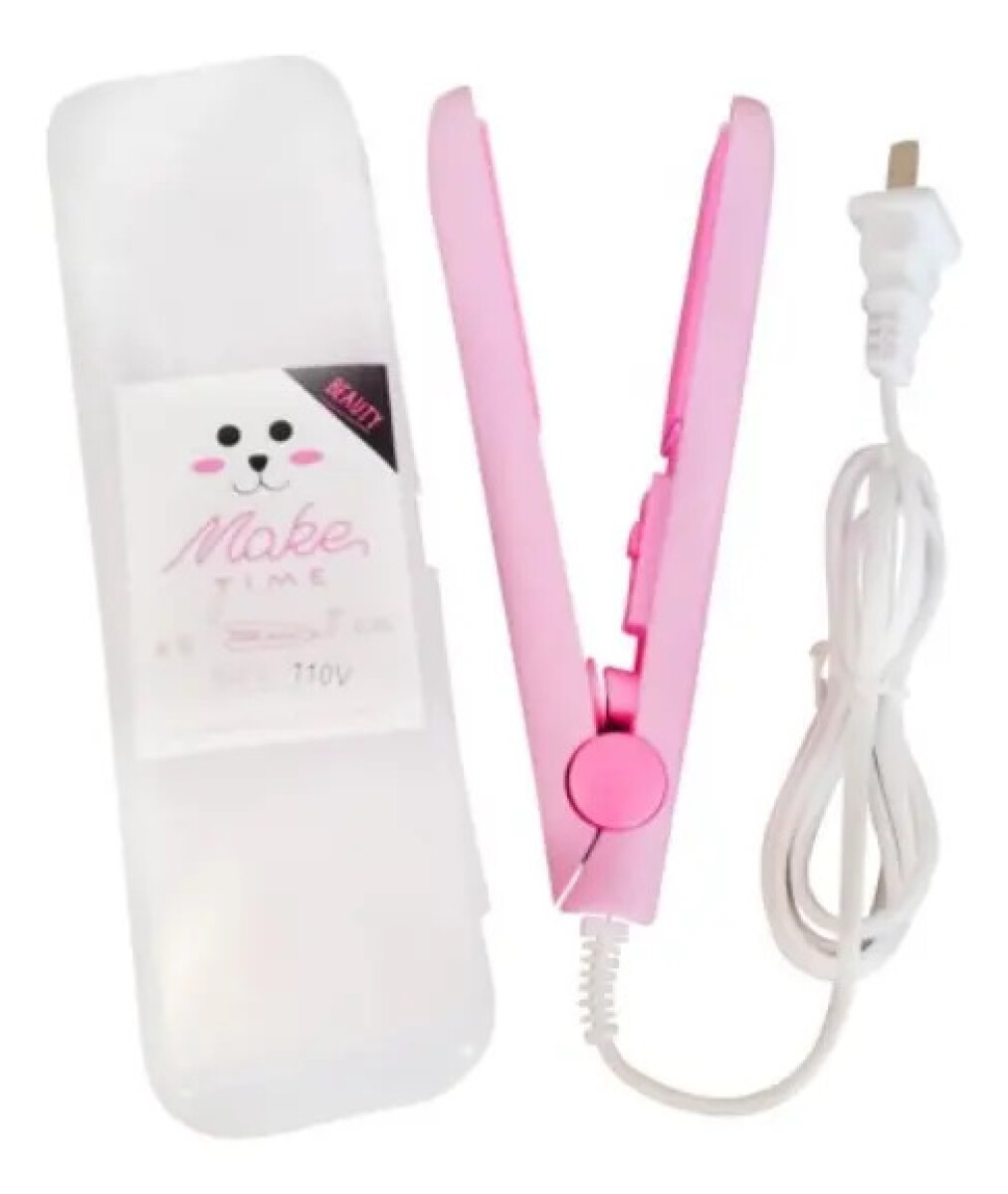 Mini planchita de pelo - Rosa 