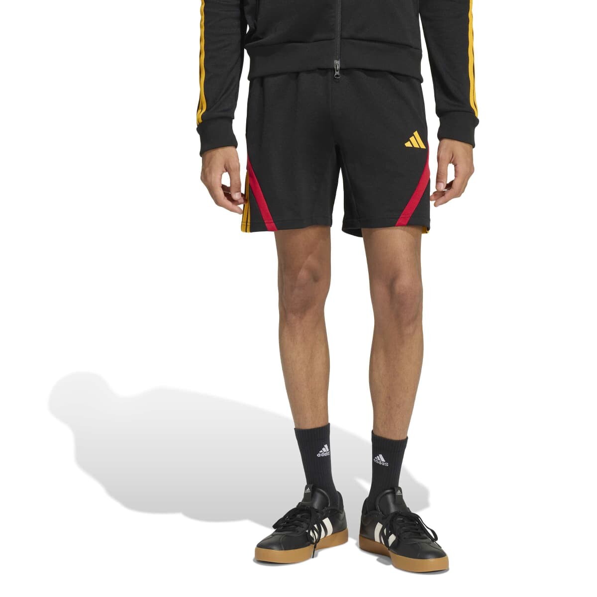 SHORT ADIDAS M TIRO NP SHO HOMBRE KE6035 - Negro-rojo 
