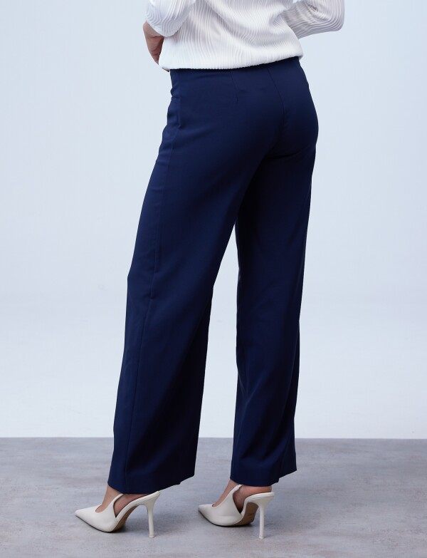 Pantalon Wide Leg AZUL