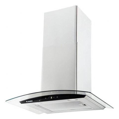 Campana Extractora James 90cm Vidrio Inox Línea Curva - Ltc Campana Extractora James 90cm Vidrio Inox Línea Curva - Ltc