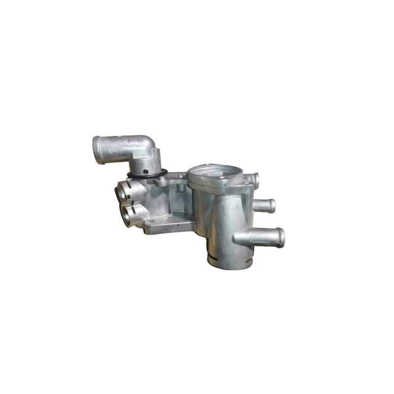 CARCASA TERMOSTATO GOL G5 / G6 / G7 POLO 04/06 FOX / SURAN (ALUMINIO) Carcasa Termostato Gol G5 / G6 / G7 Polo 04/06 Fox / Suran (aluminio)
