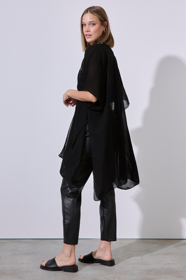 Kimono Sparkle NEGRO/PLATEADO