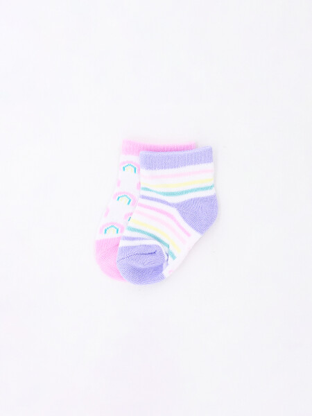 MEDIAS DE BEBE PACK X2 ESTAMPADO 3