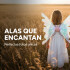 Set Alas Hada Mariposa Luminosas Led Correas Ajustables Niña Color Celeste