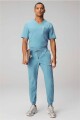 Polo Helix Scrub Hombre Wave