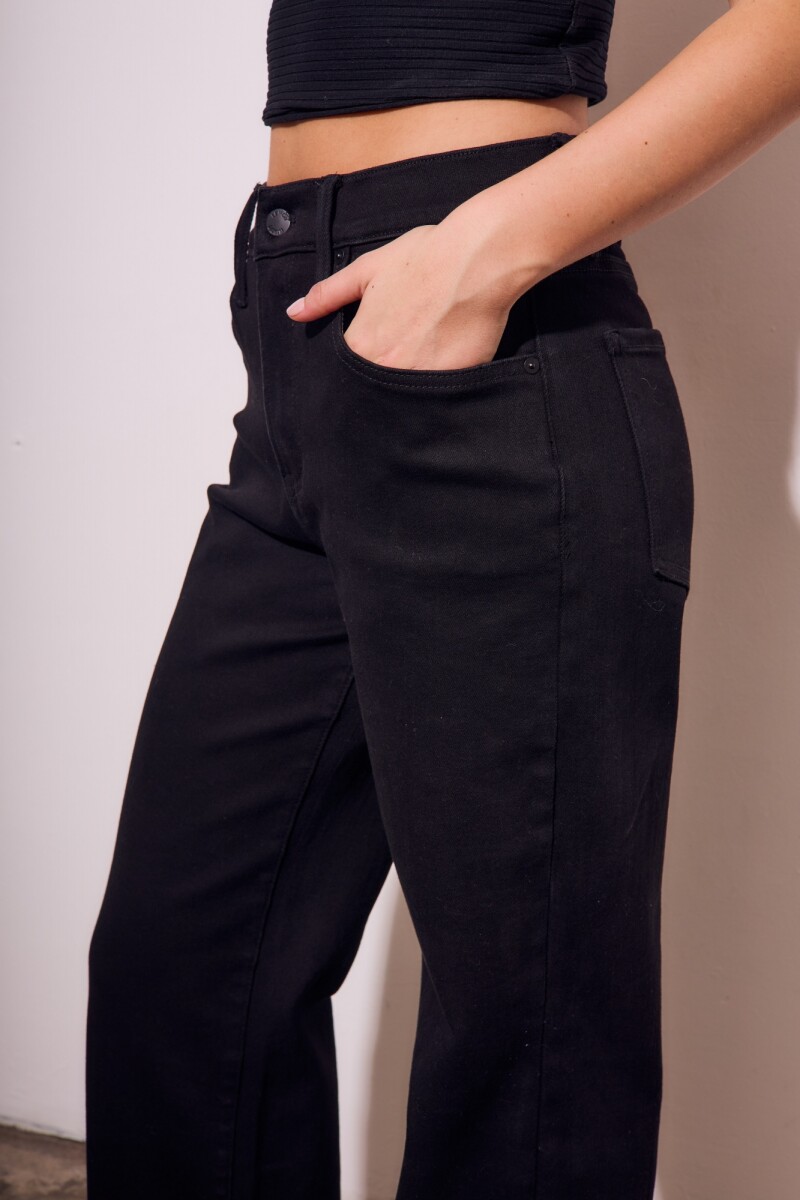 Jean Wide Leg Negro