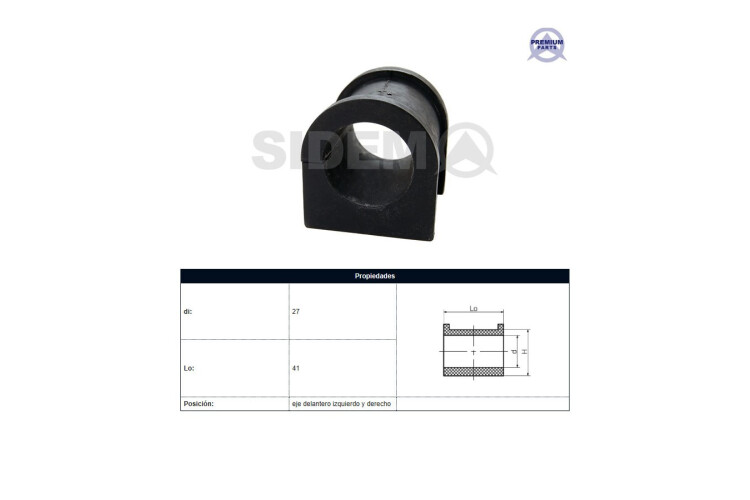 Buje Mitsubishi L200 01-06 Der/Izq Buje Mitsubishi L200 01-06 Der/Izq