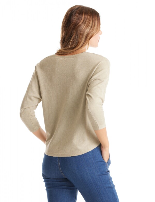 Buzo Dolman Escote V VERDE CLARO