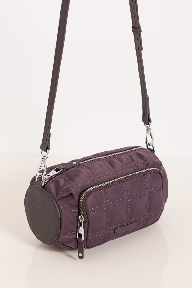 BANDOLERA BOSTON GRID Chocolate