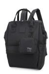 Mochila multicierres con modero Negro