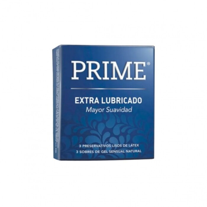 PRIME EXTRA LUBRICADO PRESERV. CJ X 3 UN única