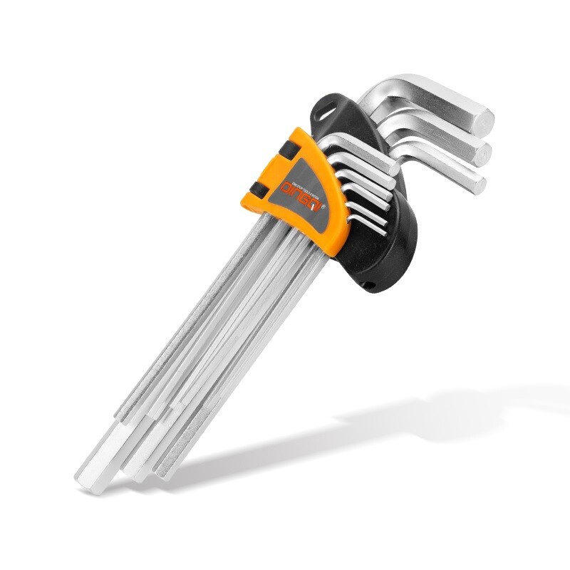 DINGQI JUEGO 9 PIEZAS LLAVES ALLEN LARGAS 1.5-10MM Dingqi Juego 9 Piezas Llaves Allen Largas 1.5-10mm