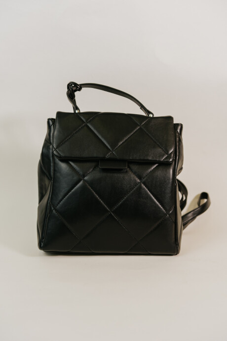 Mochila 11230-2 Eco Cuero Negro