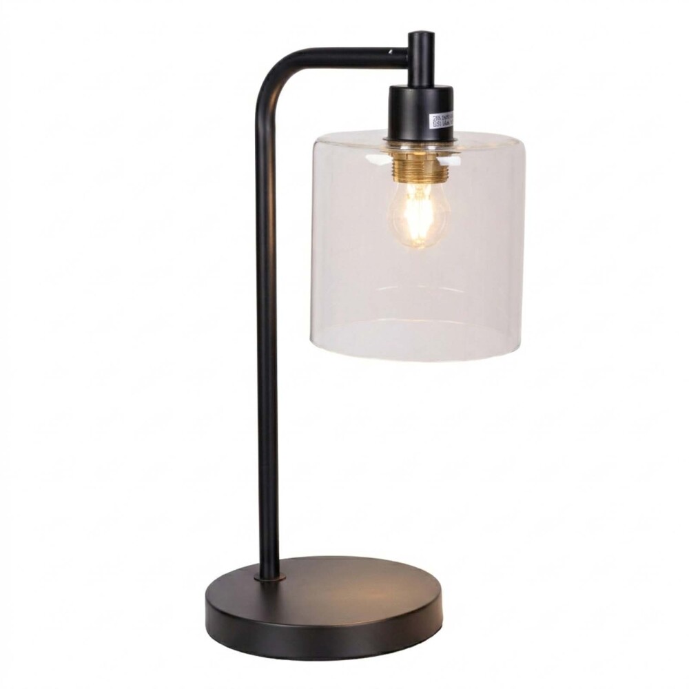 LÁMPARA DE MESA ML2510 BLANCO METAL Y VIDRIO ML251011