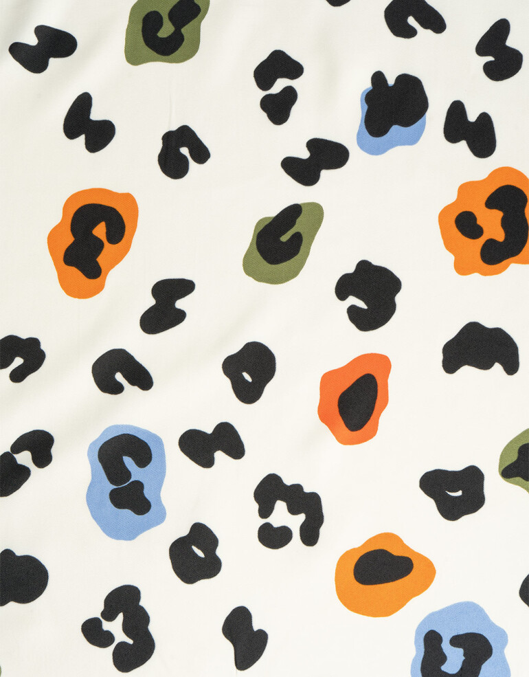 Pañuelos Raso Estampados Varios Pañuelo Con Estampa Animal Print Juvenil - Combinacion Multicolor