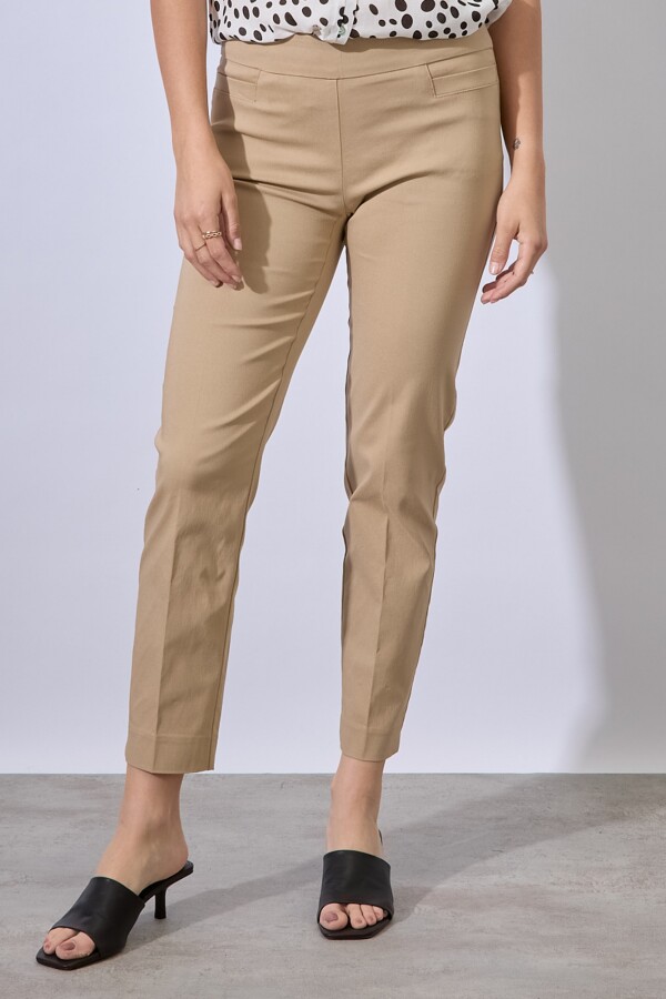 Pantalon Recto Modelador BEIGE