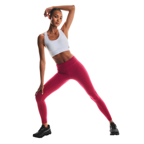 Pantalón Largo Core Tights de Mujer rojo