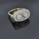 Anillo Antiguo En Oro 18K Y Brillantes Anillo Antiguo En Oro 18K Y Brillantes