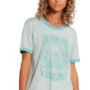 Remera Volcom Truly Ringer Azul