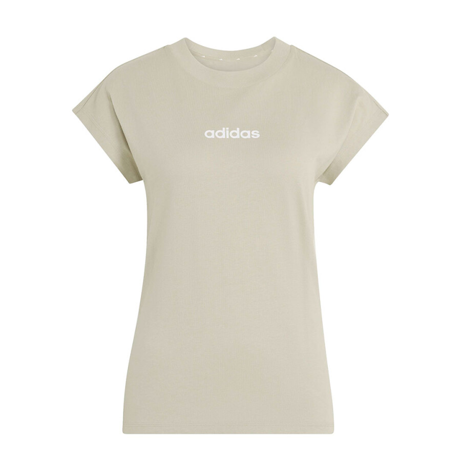 Remera de Mujer Adidas W Lin Sj T Beige