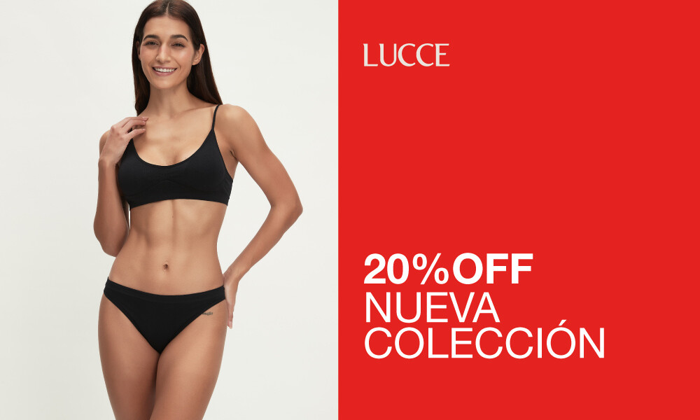 20% OFF NUEVA COLECCIÓN LUCCE