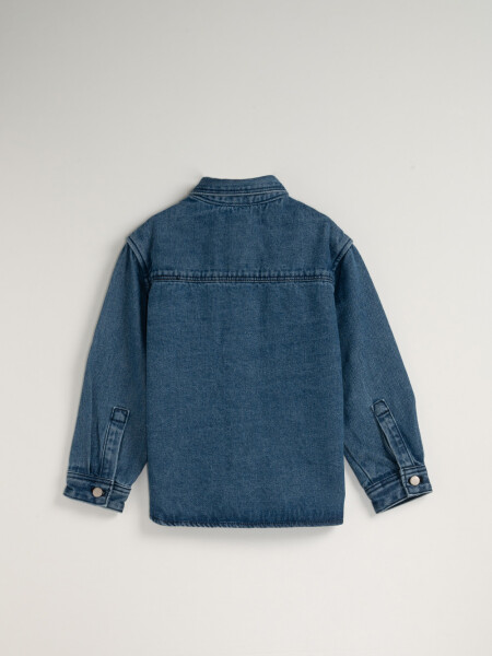 Sobrecamisa de jean Azul
