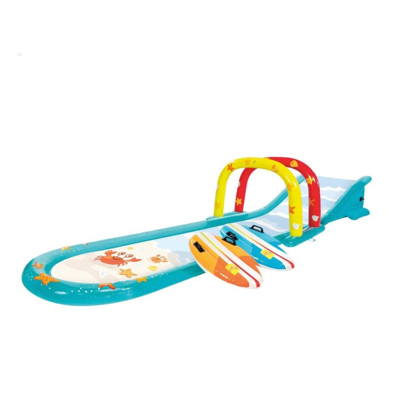 INTEX TOBOGAN PISTA DESLIZANTE CON ROCIADOR + 2 TABLAS SURF 561 X 137 X 99 CMS Intex Tobogan Pista Deslizante Con Rociador + 2 Tablas Surf 561 X 137 X 99 Cms