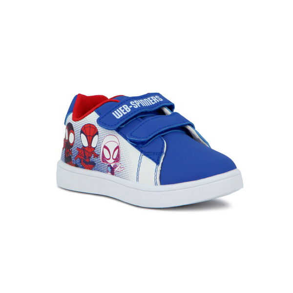 Marvel Spiderman Casual Bajo Pu Azul-blanco