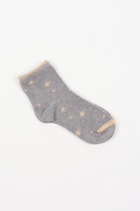 Pack Medias Estrellas Lila Melange